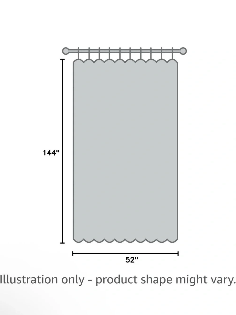 NICETOWN Extra Long Semi Sheer Linen Curtains for Living Room W52 x L144, 2pan